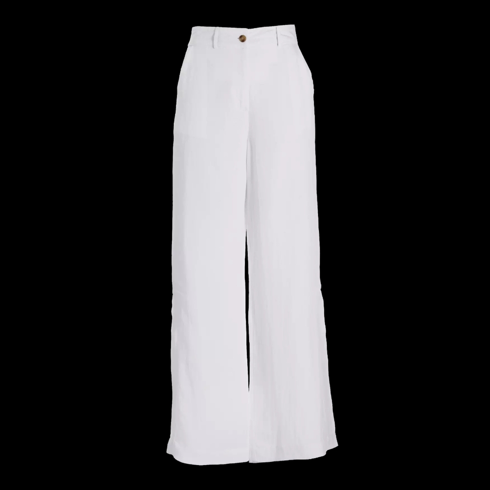 NWOT Boston Proper Casual side slit Linen pant - Picture 4 of 4